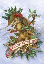 Briar Hedgehog Coat Greetings