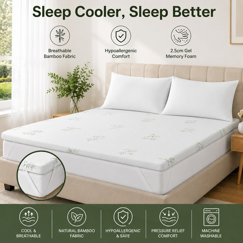 Memory foam mattress - foam, topper