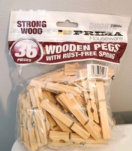 Wooden pegs with - with, rust