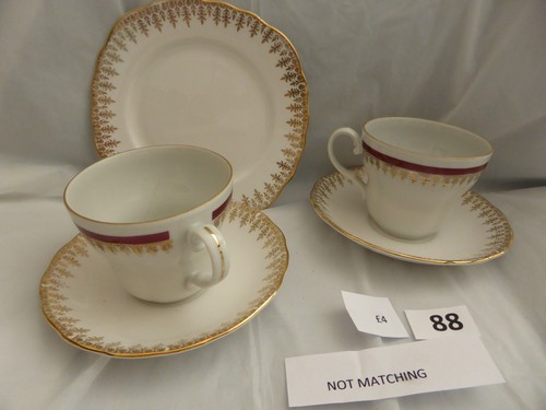 Two vintage bone - bone, china