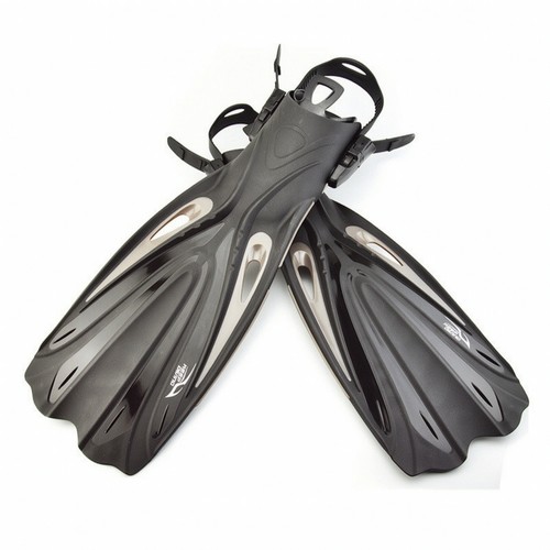 Open heel fins - with, adjustable