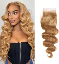 27 Blonde Body Wave Closure