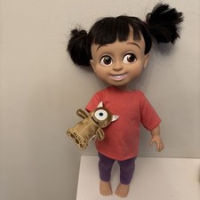 Disney Pixar Monsters Inc large Boo  animators Doll Toy Figure 16” with Teddy 
