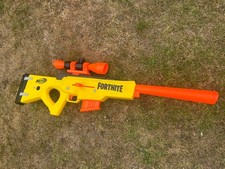 NERF Gun Fortnite Sniper BASR-L Bolt Action, Clip Fed Blaster Toy (E7522EU4)