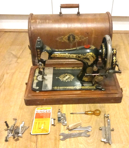 Antique singer 28k vibrating - singer,