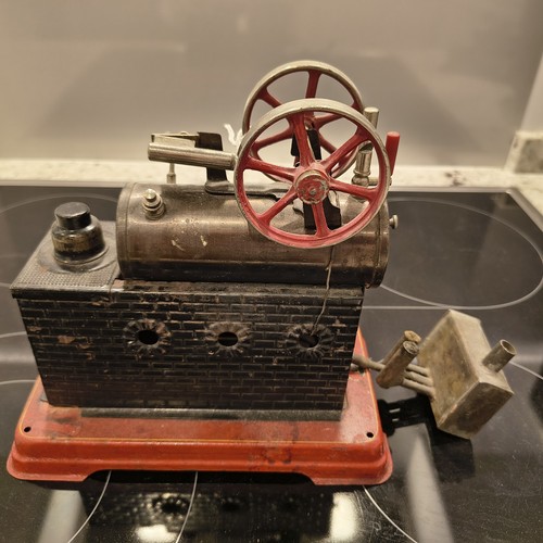 Stationary steam engine model - steam,