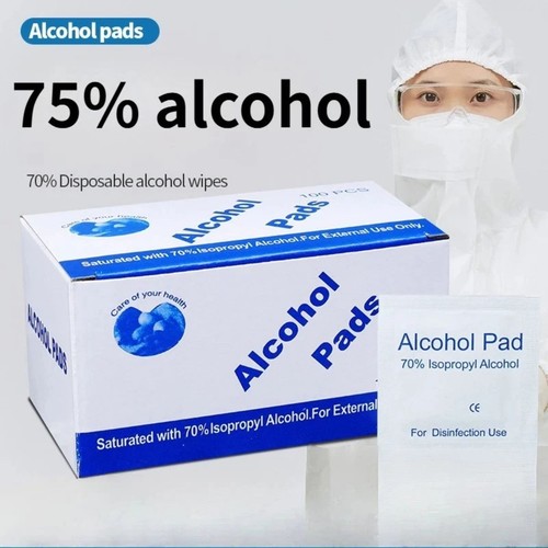 100x alcohol wipes - 100x, 70%