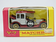 LESNEY MATCHBOX 1968 MODELS OF YESTERYEAR 1912 ROLLS ROYCE MINT IN G BOX Y-7-3