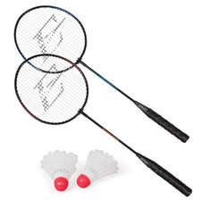 Double badminton racket set; 2