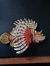 Red Lion Fish Fridge Magnet