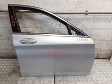 MERCEDES BENZ C CLASS W205 COMPLETE DOOR FRONT RIGHT DRIVER SIDE SILVER 775