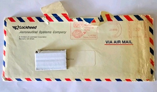 Vintage 1990 lockheed world - lockheed,