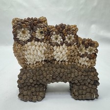 Handmade Seashell Owl Family