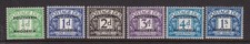 SOUTHERN RHODESIA 1951 POSTAGE DUES SET LIGHTLY HINGED MINT