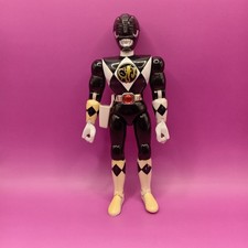 Bandai black Power Ranger Figure 8" Vintage 1993 90s Retro Prop  1