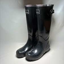Joules Field Welly Gloss Black
