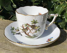 HEREND CUP & SAUCER ROTHCHILD