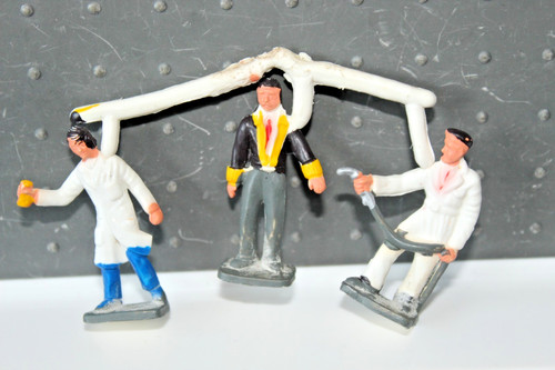 Corgi three garage - , attendants