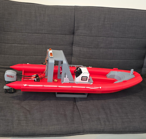Printed electric boat - printed, rc