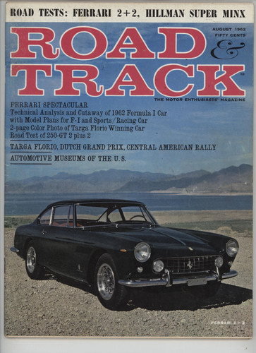 Road track aug 1962 - 1962:, ferrari