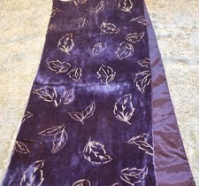 Laura Ashley purple velour