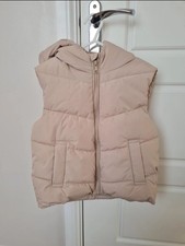 Beige Hooded Gilet – 7-8
