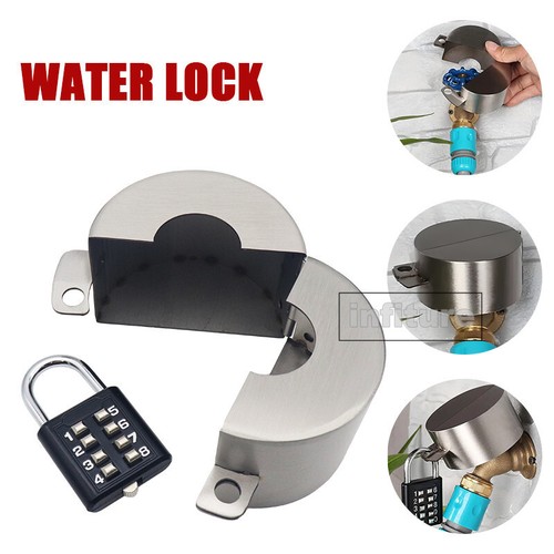 Outdoor metal tap faucet lock - outdoor,