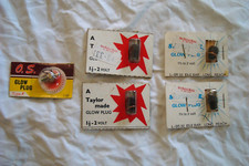 GLOW PLUGS, VINTAGE  FOR MODEL