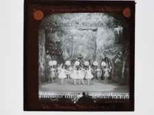 Fairy Glen Midsummer's Night Dream c1880s Ballet - Glass Magic Lantern Slide