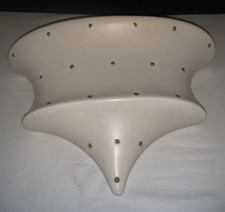 Vtg Charlotte  Rhead Bursley-Ware Wall Pocket Art Deco Gold Polka Dots