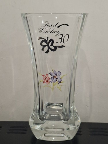 Anniversary vase glass - vase,