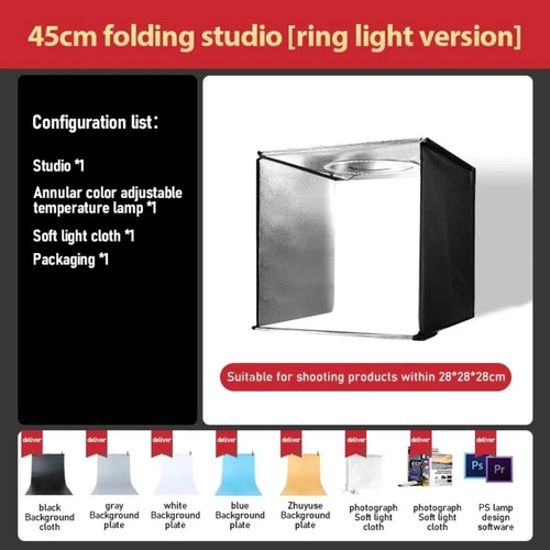 65cm led light box photo - 45/65cm,
