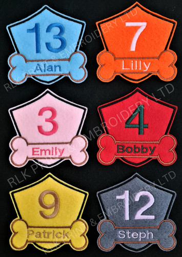 Personalised embroidered name - personalised,