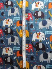 100% cotton fun elephant print