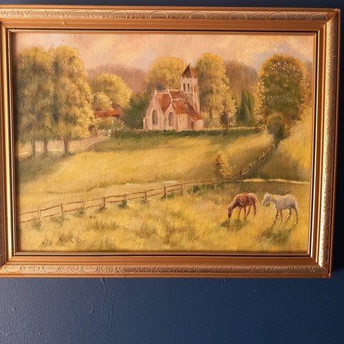 Oil painting summer idyll - oil, idyll"