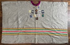 Vintage Girl Guides Poncho Blanket With Badges 1960’s 1970’s Shropshire Cyprus