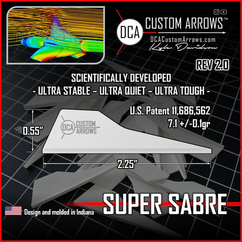 Dca custom arrows super - arrows, sabre