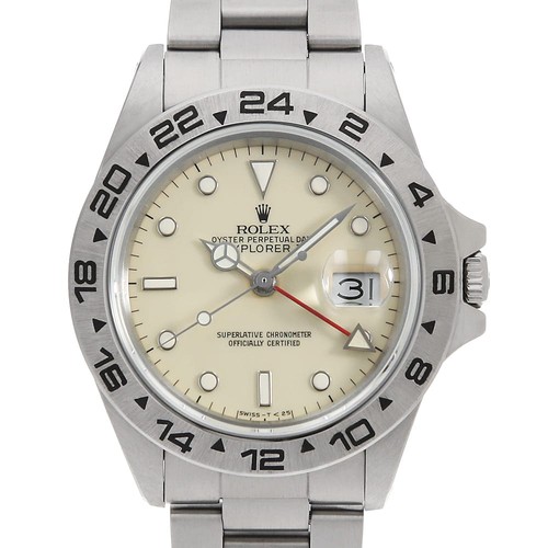 Rolex explorer 16550 cream - explorer, ii