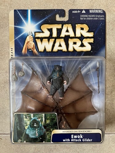 Ewok attack glider hasbro - attack, 2004