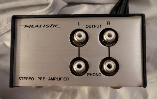Realistic phono preamp model - realistic,