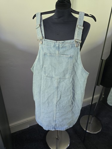 Primark denim dungaree dress - denim,