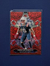 2024 Panini Mosaic Christian Gonzalez #154 Red Sparkle Prizm WC