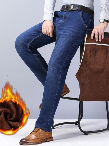 Mens winter thermal jeans - thermal,