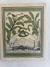 Ex-libris SRIBER Alphonse