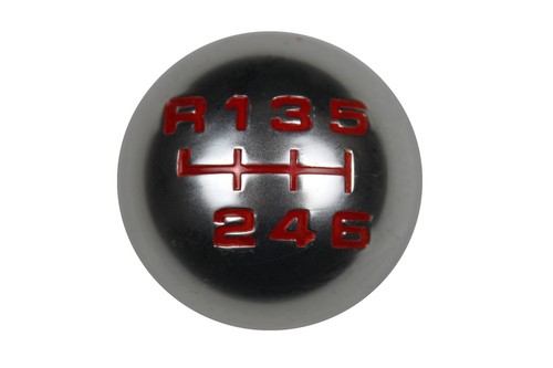 Silver round gear knob - r1, 6