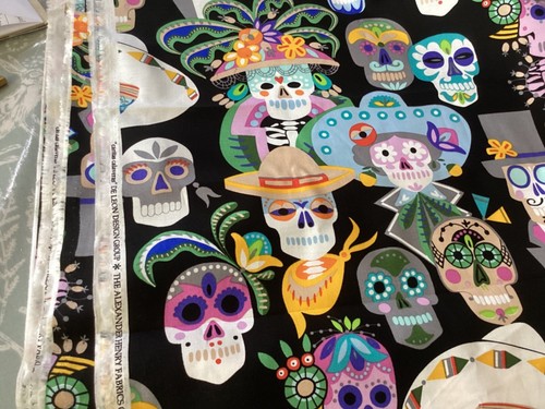 Caritas calaveras fabric - caritas,