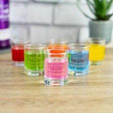 Personalised Engraved Shot Glass Gift Idea for Wedding Favours Hen Do Bridesmaid