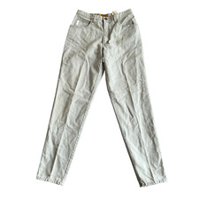 Womens Armani Jeans Skinny Fit High Rise Beige W28 L32 100% Cotton Armani J81