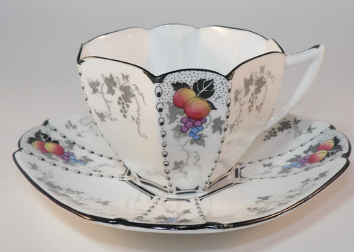 Shelley art deco 11498 peaches - deco,
