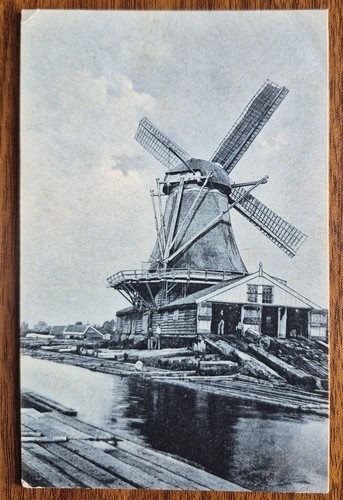 Dutch windmill sawmill 1904 - sawmill,
